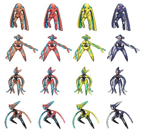 deoxys sprite|Full Sheet View .